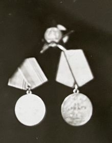 Орден "Красной Звезды", медаль "За Отвагу", медаль "За Победу над Германией"