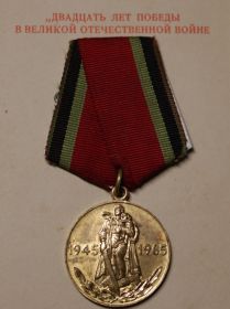 Юбилейная медаль "20 лет победы в Великой Отечественной Войне"