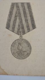 медаль “За победу над Германией в Великой Отечественной войне 1941–1945”