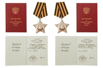 Орден Славы III степени (2)