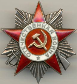 Орден великой отечественной войны 2 степени
