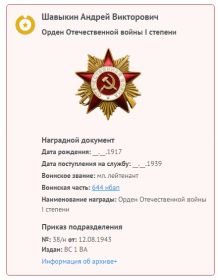 Орден Отечественной войны I степени (2)