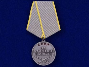 медаль, “За боевые заслуги”,