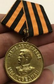 Медаль “За победу над Германией в Великой Отечественной войне 1941-1945 гг.”