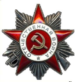Орден Отечественной войны 11 степени