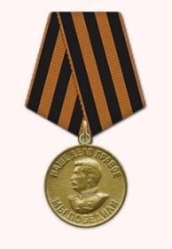 Медаль «За победу над Германией в Великой Отечественной войне 1941 – 1945 гг»