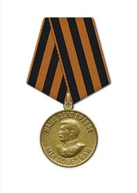 Медаль "За победу над Германией в Великой Отечественной войне 1941-1945 гг "