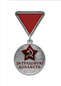 Медаль "За трудовую доблесть".