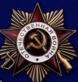 Орден "Отечественной войны l степени "