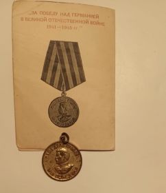 Медаль «За победу над Германией в Великой Отечественной войне 1941–1945 гг.»
