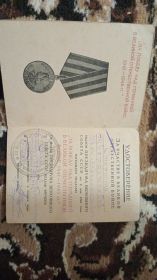 "За победу над Германией в Великой Отечественной войне 1941-1945 гг." от 9.10.1945 г.