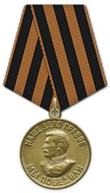 Медаль «За победу над Германией в Великой Отечественной войне 1941–1945 гг.»