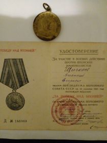 Медаль «За победу над Японией»