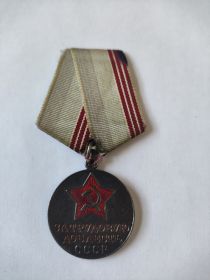 "ЗА ТРУДОВУЮ ДОБЛЕСТЬ" 20 ИЮЛЯ 1966 ГОД