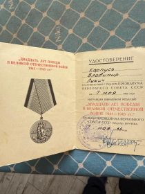 Юбилейная медаль