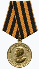 «За победу над Германией в Великой Отечественной войне 1941—1945 гг.»
