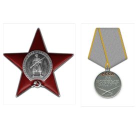 Медаль «За боевые заслуги», Орден Красной Звезды