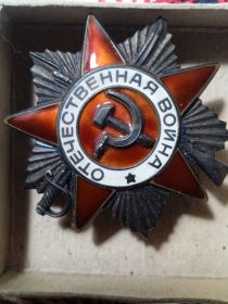 Орден Великой Отечественной войны II ст.