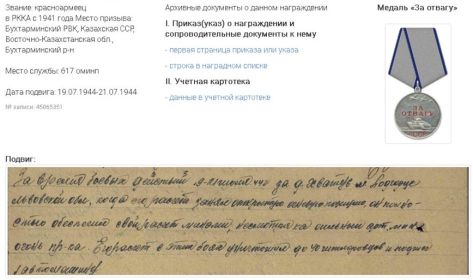 Медаль «За отвагу»