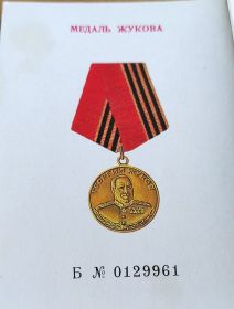 Медаль Жукова