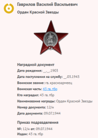 Орден "Красной звезды"