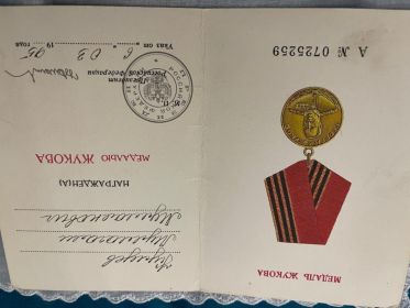 Медаль Жукова