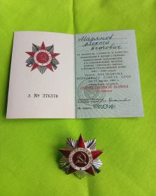 Орден Отечественной войны 2 степени