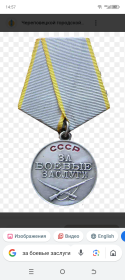 Медаль за боевые заслуги