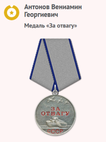 Медаль "За отвагу"