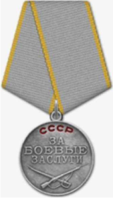 За боевые заслуги