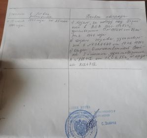 Медаль "За победу над Германией" удостоверение №195670 от 29 апреля 1946г.,