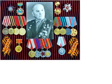 медали: «За оборону Москвы», «За взятие Кёнигсберга», «За победу над Германией в Великой Отечественной войне», орден «Красной звезды»