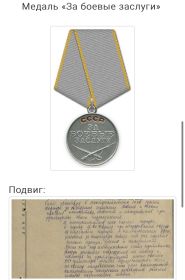 Медаль за Боевые заслуги