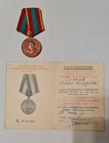 Медаль_За доблестный труд в Великой Отечественной Войне 1941-1945гг