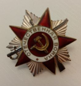 Орден Отечественной  войны II степени