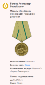 Медаль за оборону Ленинграда