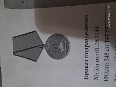 Одна из них: За Отвагу