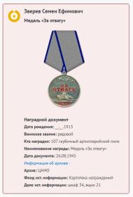 Медаль «За отвагу»