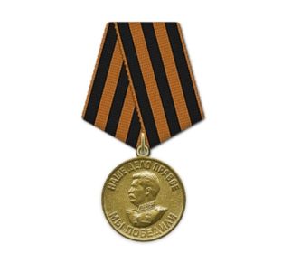 Медаль " За победу над Германией в Великой Отечественной войне 1941-1945гг."
