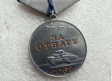 Медаль «За отвагу», два ордена  Красной Звезды
