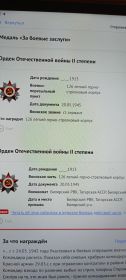 Медаль "за боевые заслуги", Орден Отечественной войны 2 степени