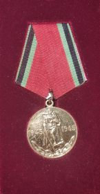 Медаль «20 лет Победы в ВОВ 1941-1945 гг»