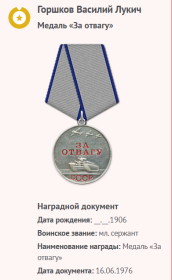Медаль "За отвагу"
