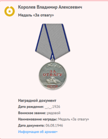 Медаль за отвагу