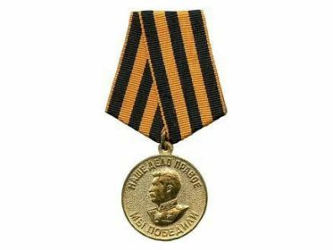 Медаль «За победу над Германией в Великой Отечественной войне 1941–1945 гг.»