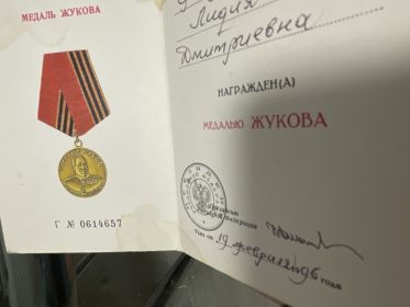 Медаль Жукова