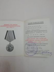 20 лет победы в ВОВ