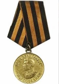 Медаль «За победу над Германией в Великой Отечественной войне 1941–1945 гг.», Медаль «За взятие Кенигсберга»,Медаль «За боевые заслуги»