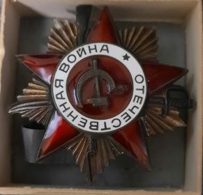 орден Отечественной войны 2 степени номер 5047733