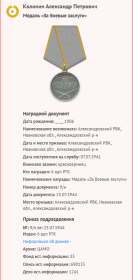 Медаль за боевые заслуги